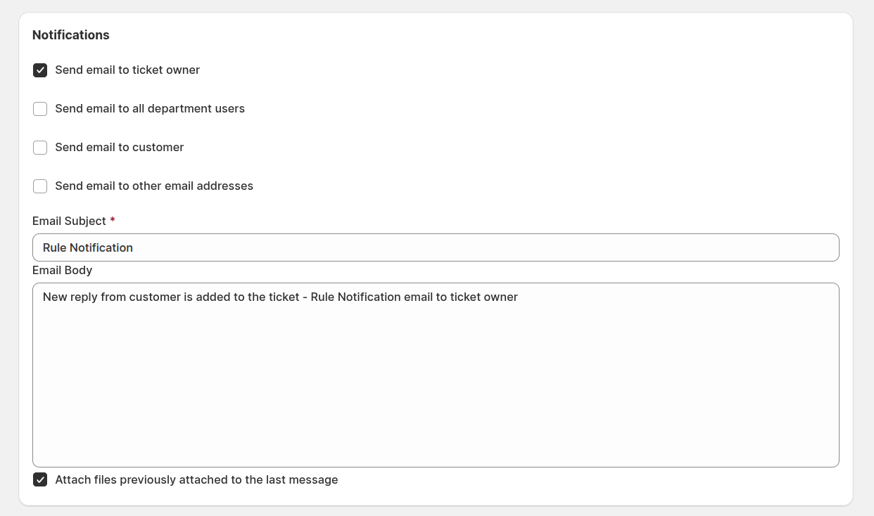 Notifications